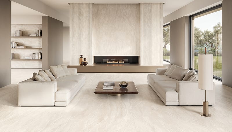 Dual Travertine в интерьере