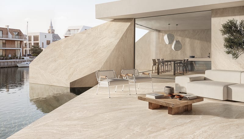 Dual Travertine в интерьере