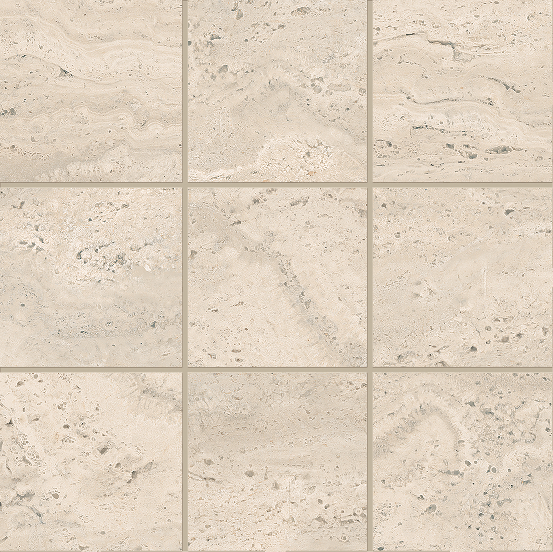 Мозаика Beige Travertine poro chiuso 10×10