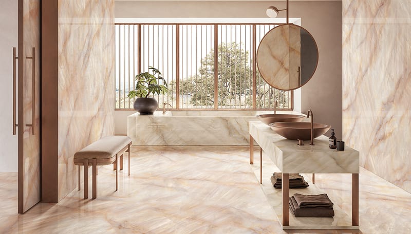 Tele di Marmo Crystal в интерьере