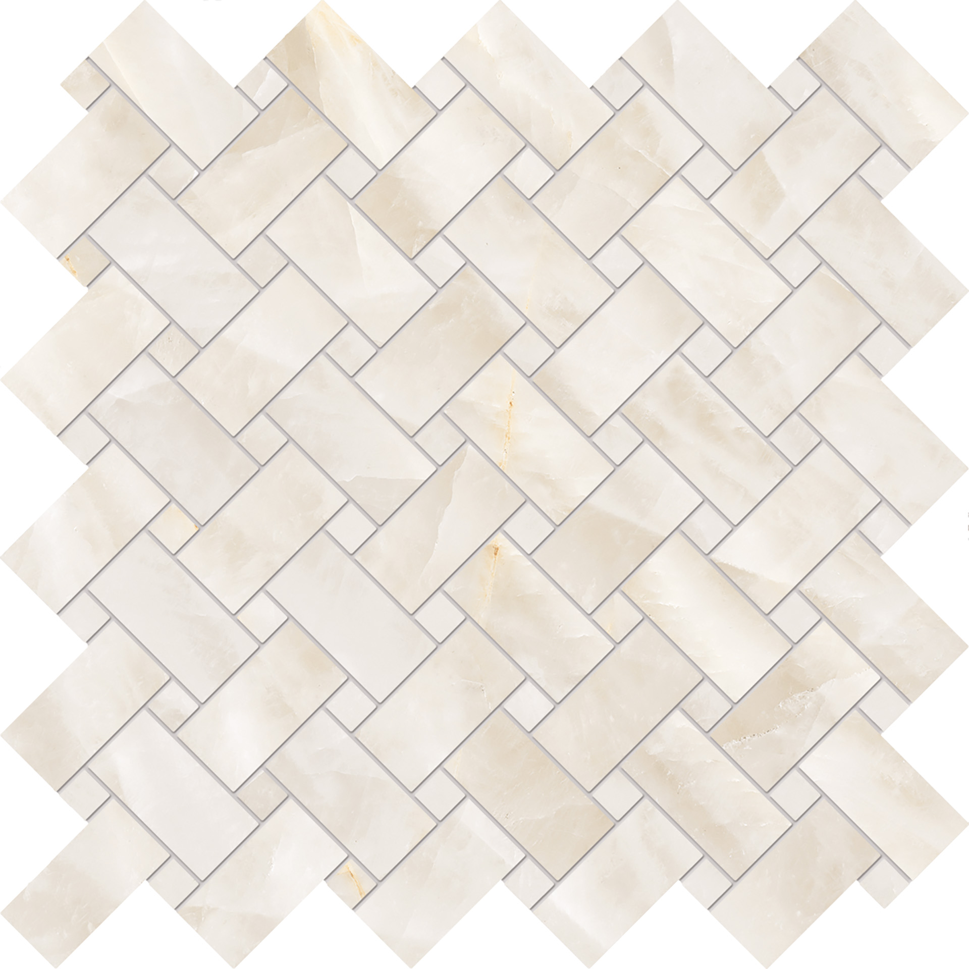 Мозаика Vitrum White Intrecci Silktech