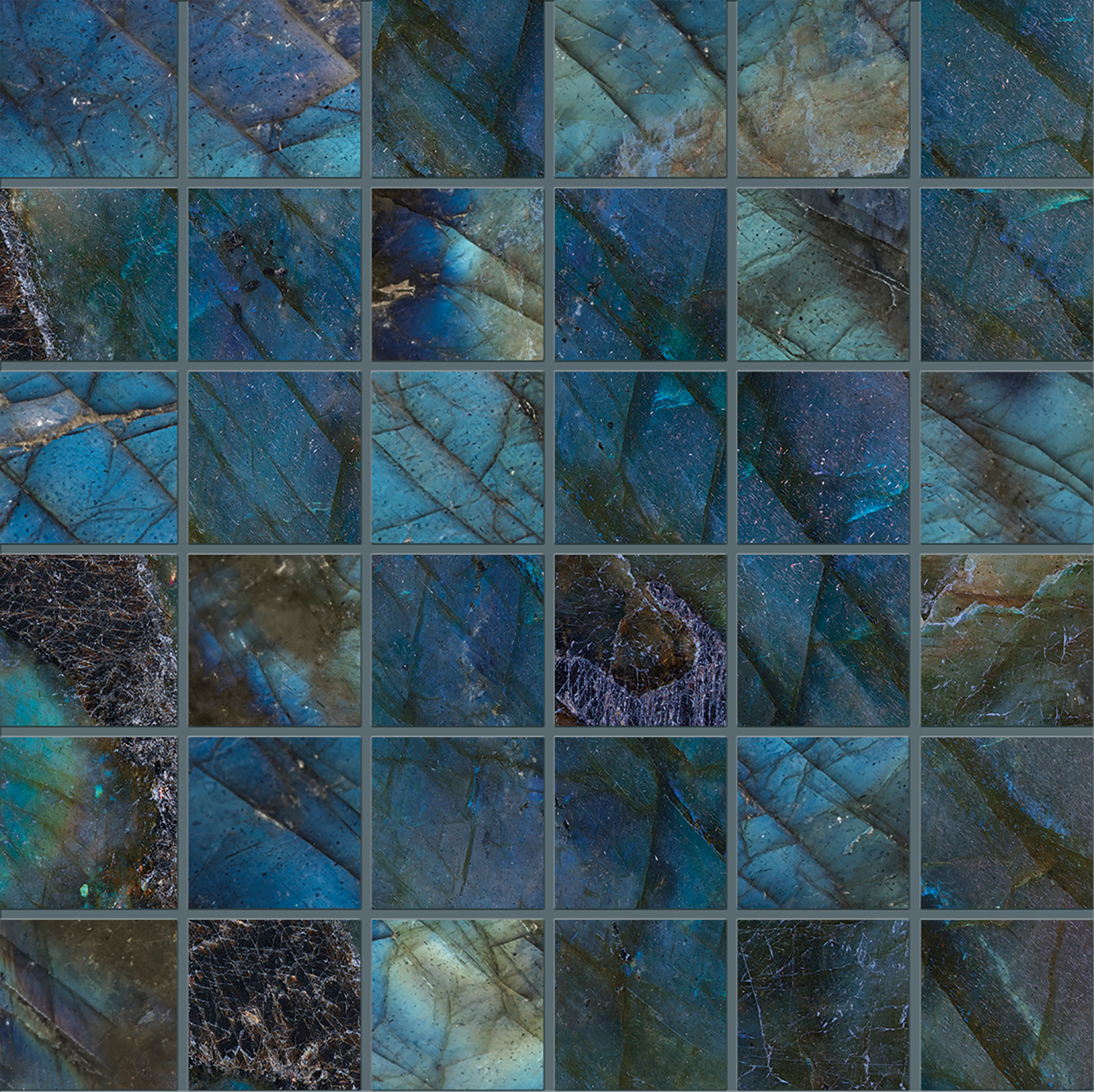 Мозаика Labradorite pure
