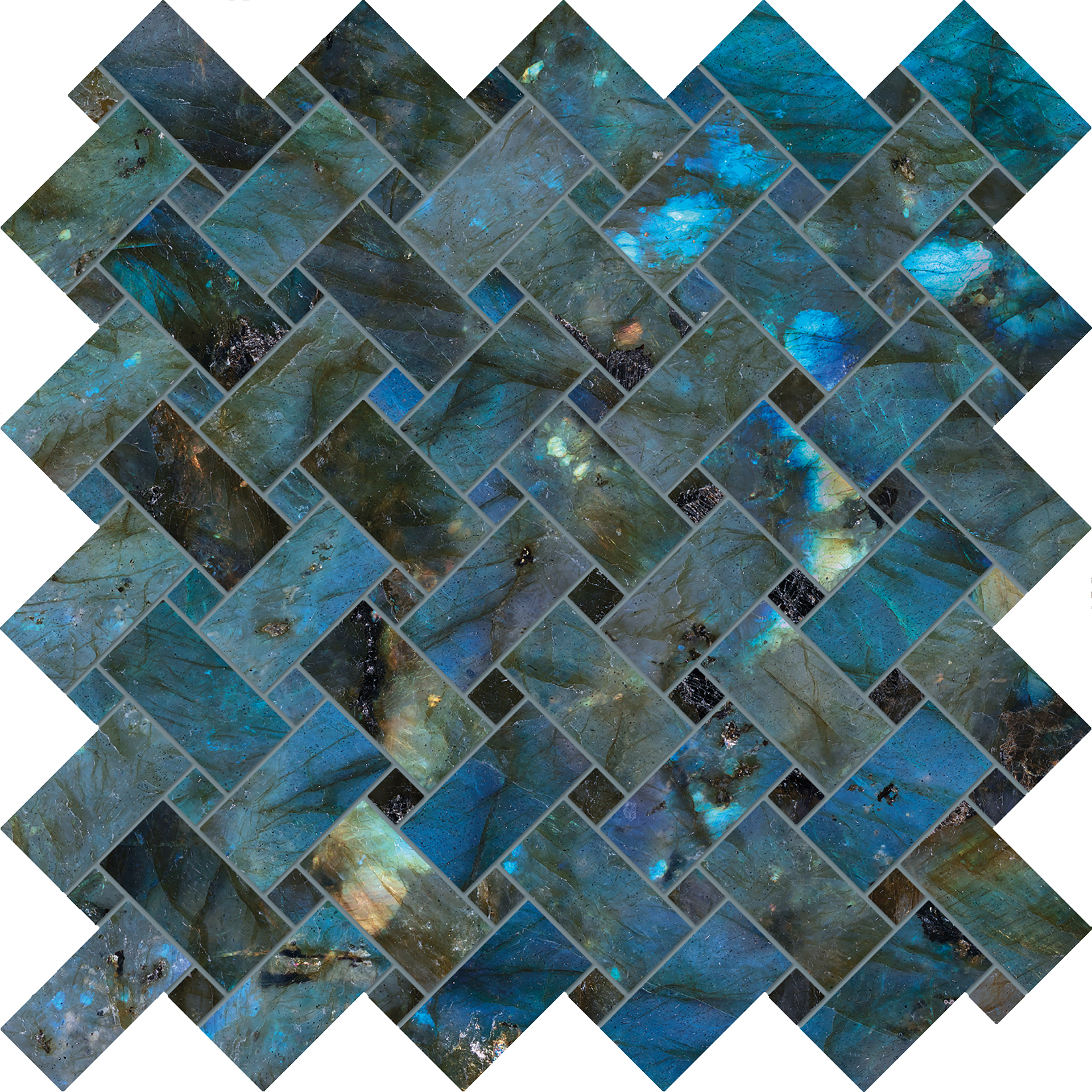 Мозаика Labradorite pure intrecci