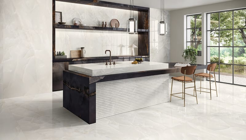 Tele di Marmo Onyx в интерьере