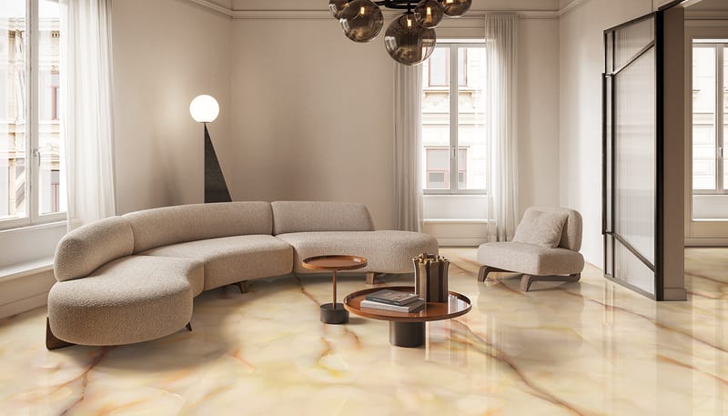 Tele di Marmo Pure Onyx в интерьере