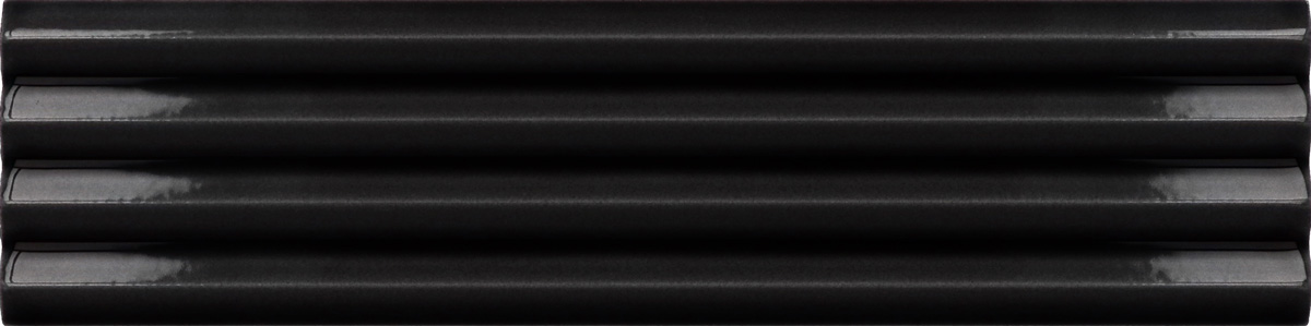 Керамика Costa Nova Praia Black Глянцевая 5×20 см - коллекция Costa Nova, Equipe