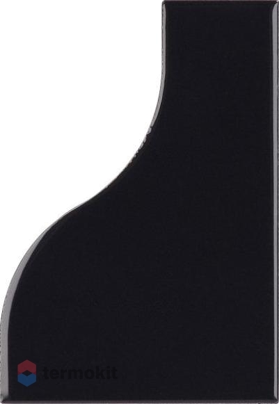 Керамика Curve Black 8.3×12 см