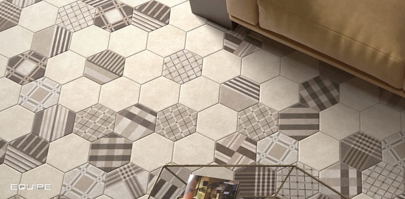 Hexatile Cement в интерьере