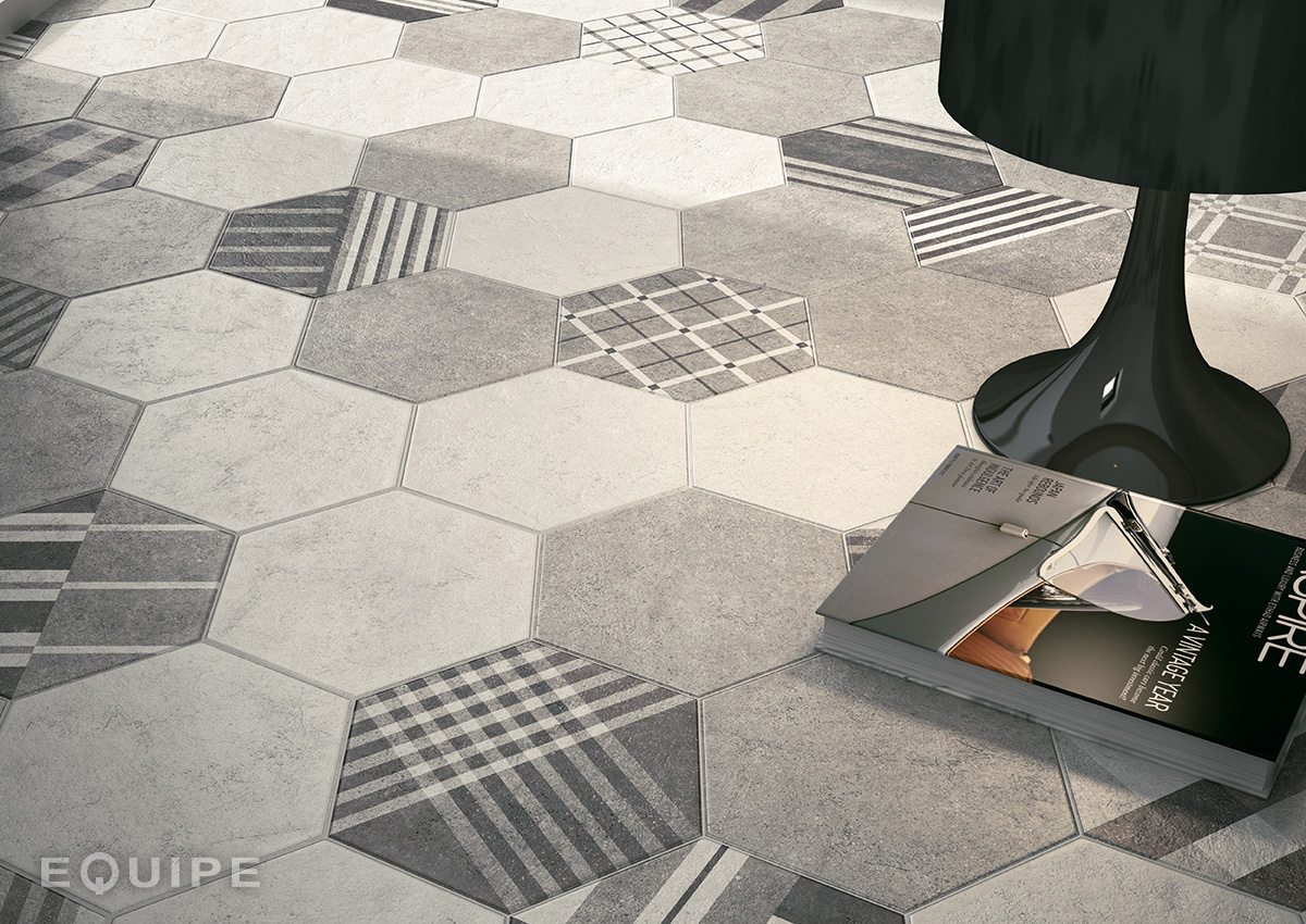 Hexatile Cement / интерьер