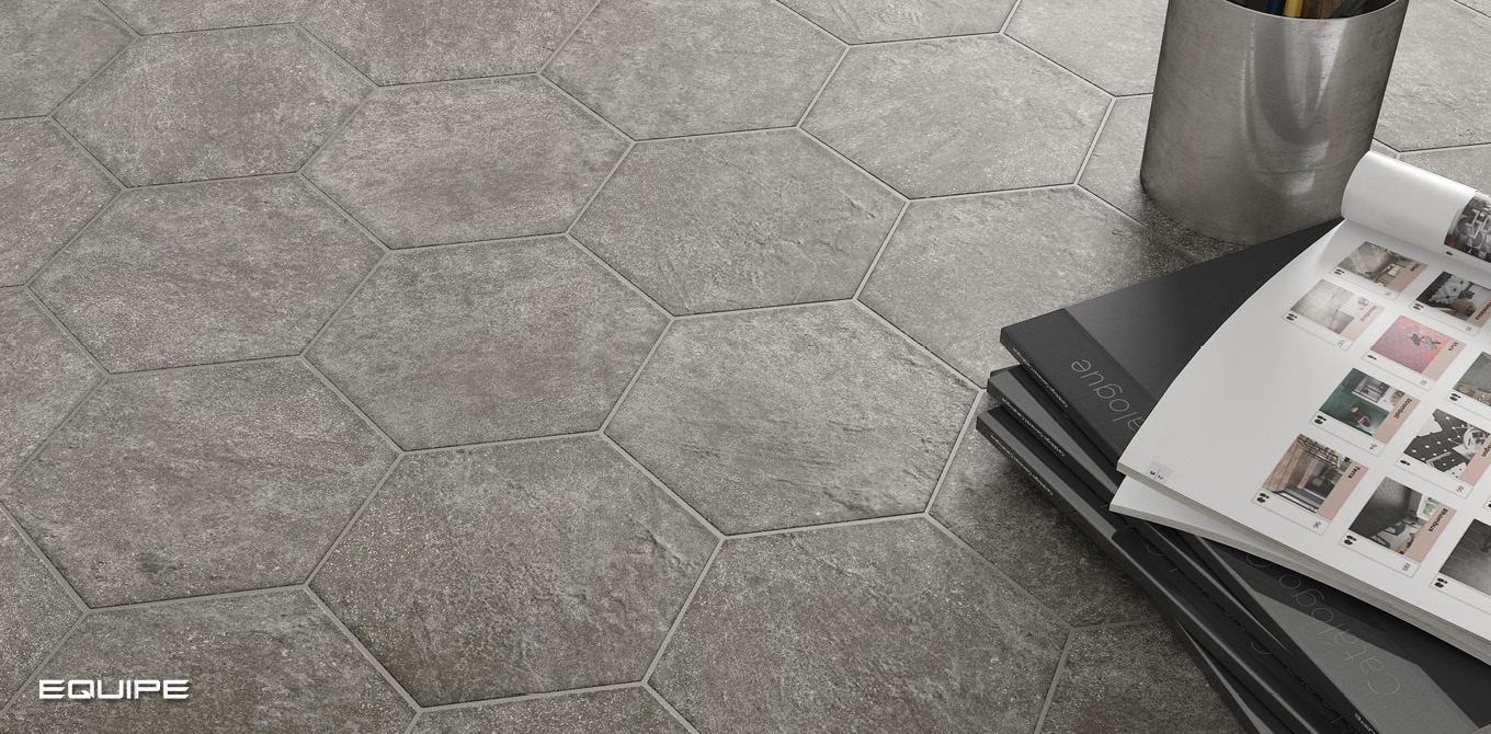 Hexatile Cement Collection / интерьер
