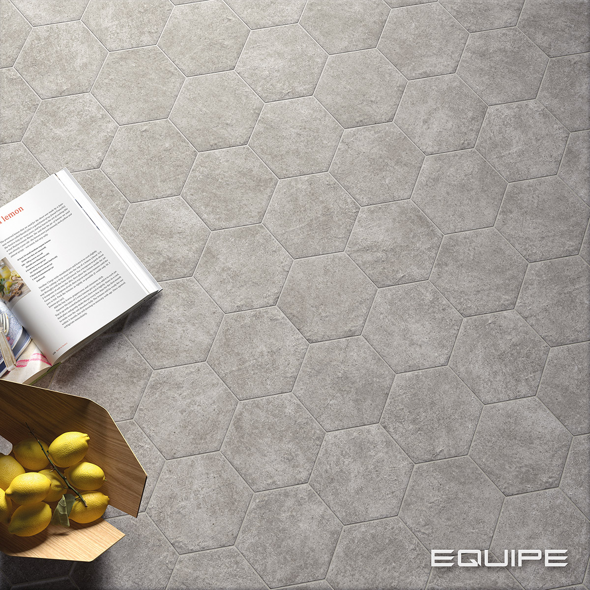 Hexatile Cement / интерьер