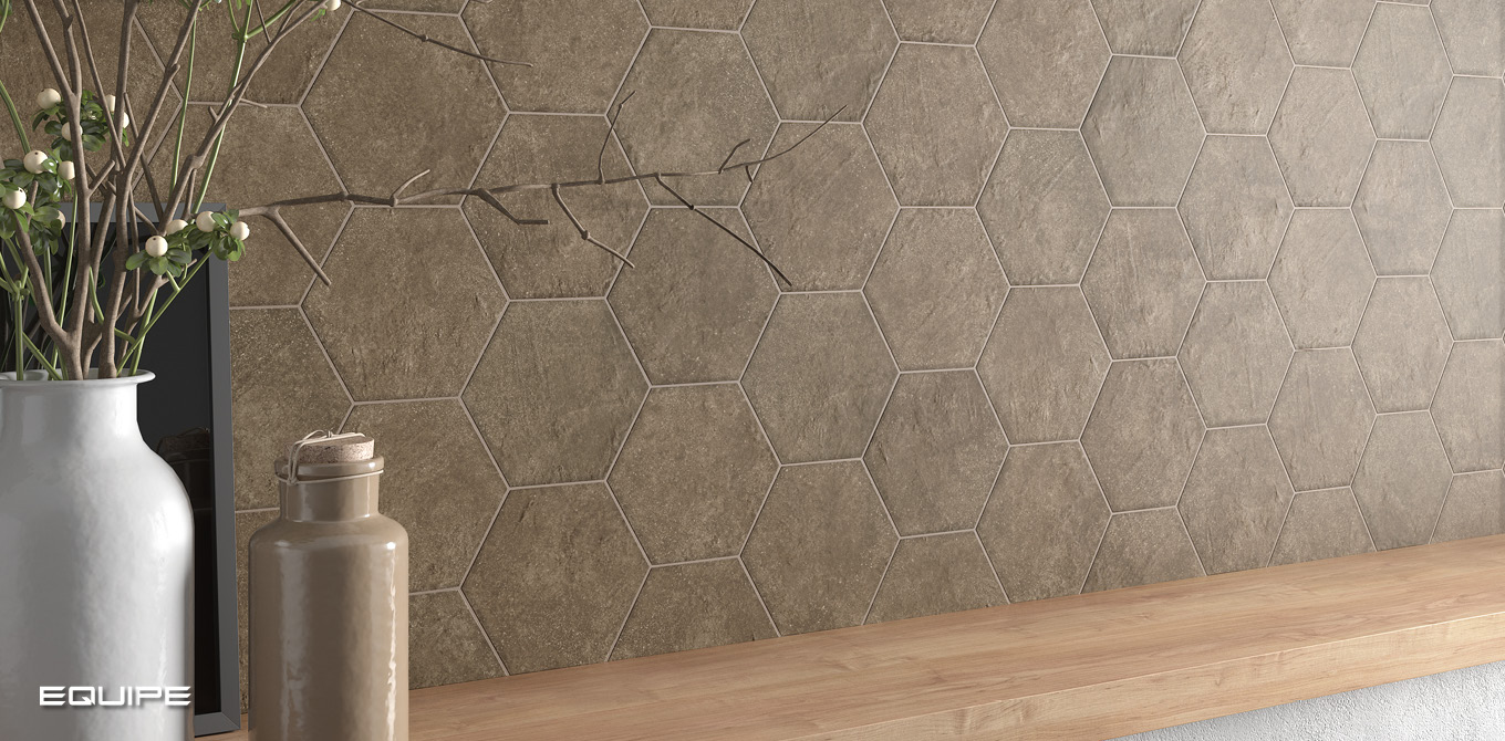 Hexatile Cement Collection / интерьер