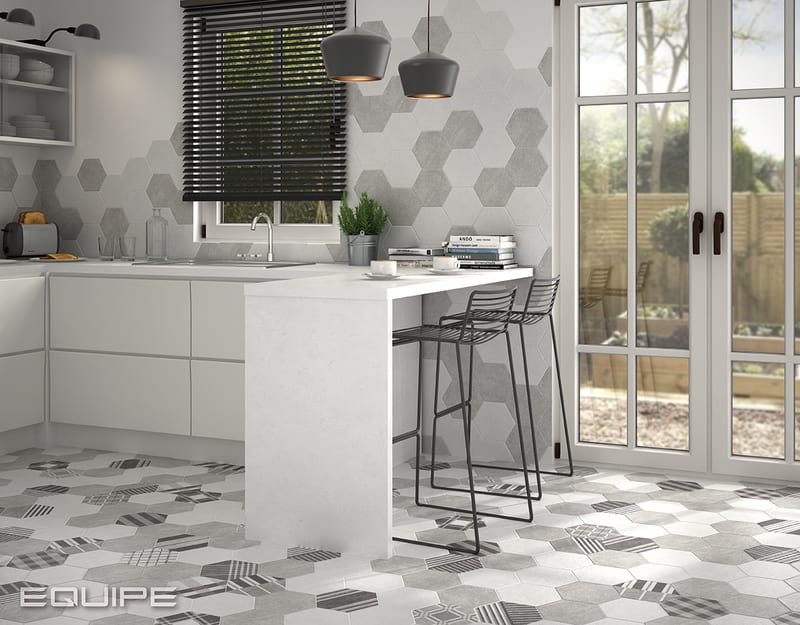 Hexatile Cement в интерьере