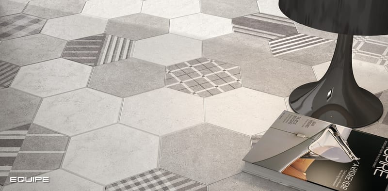 Hexatile Cement в интерьере