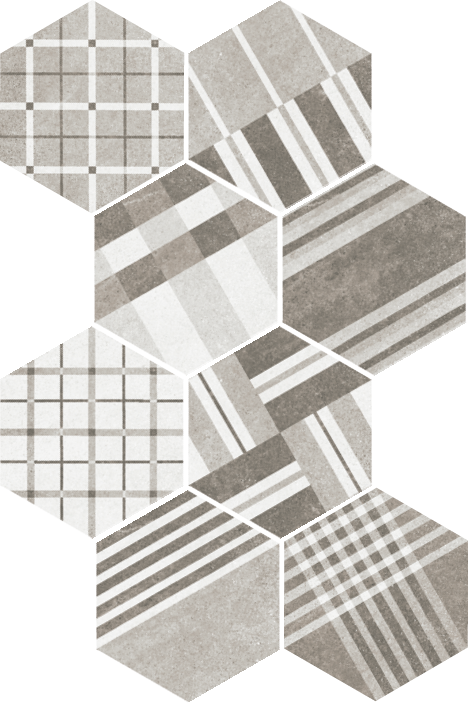 Hexatile Cement Geo Grey