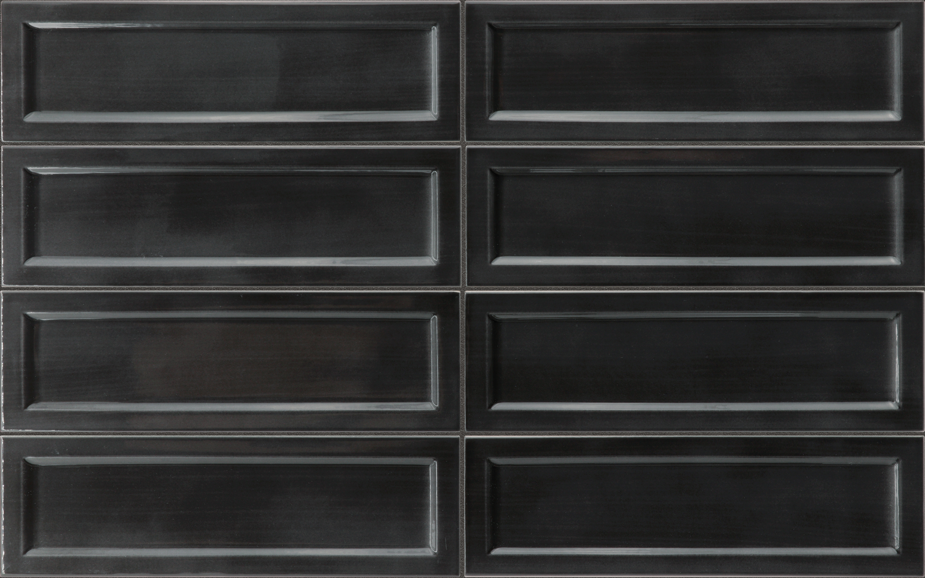 Керамика Island Frame Black 6.5×20 см - коллекция Island, Equipe