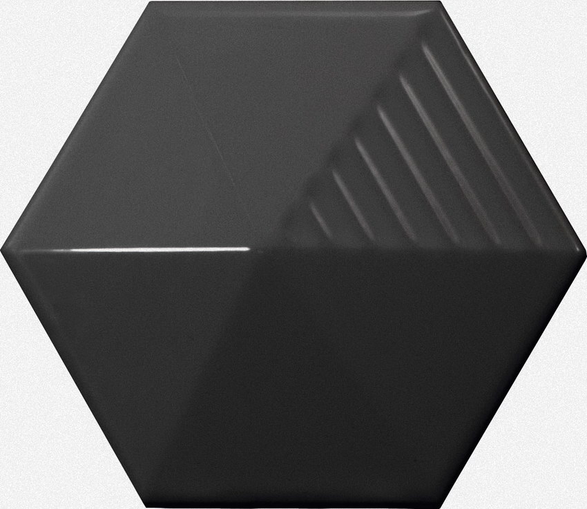 Керамика Magical3 Umbrella Black Глянцевый 12.4×10.7 см - коллекция Magical3, Equipe