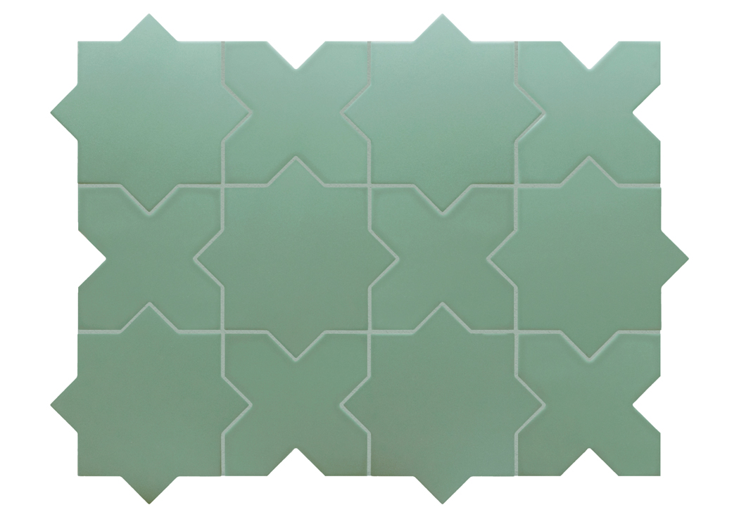 Керамогранит Porto Cross Pickle Green 12×12 см - коллекция Porto, Equipe