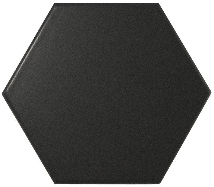 Scale Hexagon Black Матовая