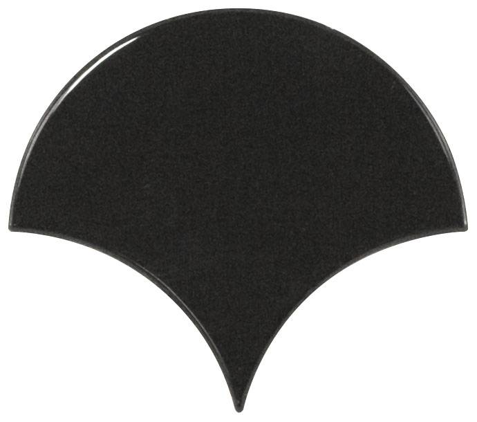 Керамика Scale Fan Black 10.6×12 см - коллекция Scale, Equipe