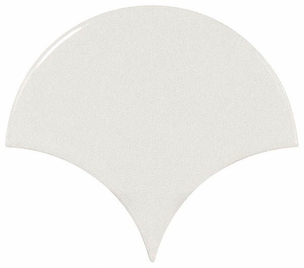 Керамика Scale Fan White 10.6×12 см - коллекция Scale, Equipe