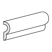 London 5x30 cm / 2"x12" | 5x20 cm / 2"x8" | 5x15 cm / 2"x6" - спецэлемент коллекции Metro, Equipe