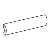 Pencil Bullnose 3x20 cm / 1"x8" | 3x15 cm / 1"x6" - спецэлемент коллекции Metro, Equipe