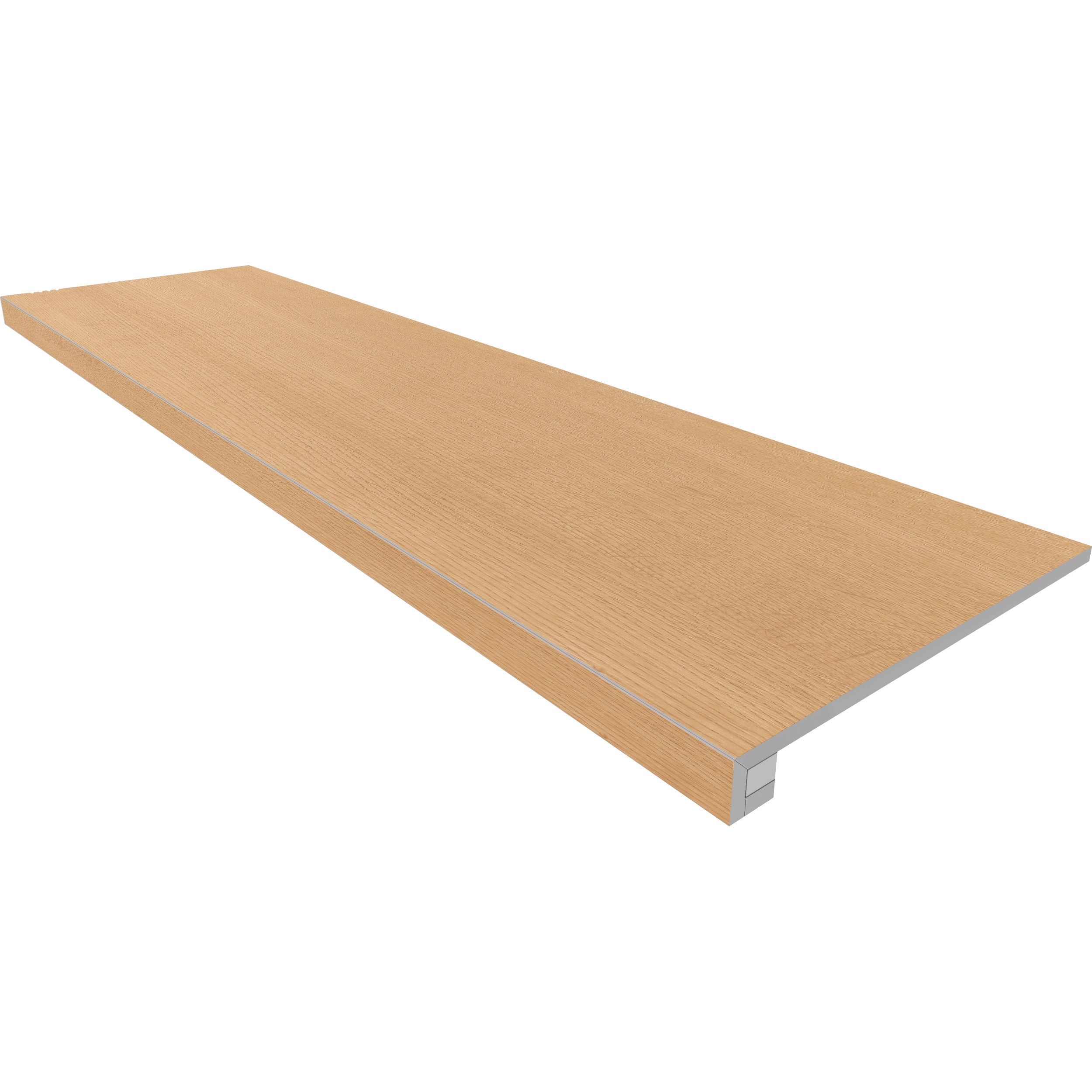 Ступень Классик Вуд 33×120 CW04 (без насечек, прямоугольный бортик, комплект с подступенком)