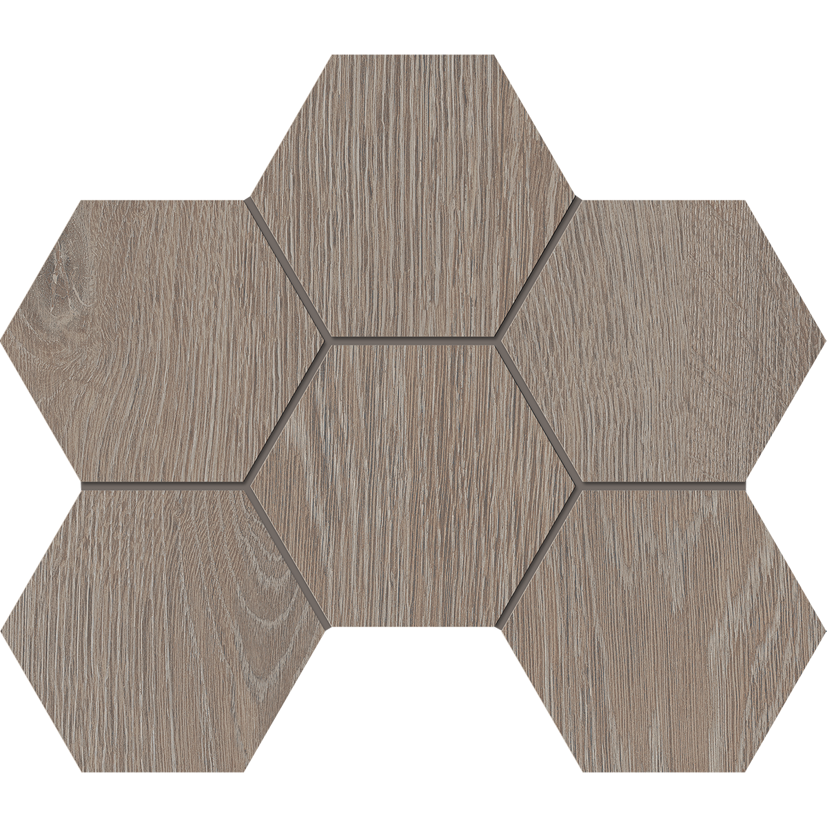 Мозаика Крафт Вуд 25×28,5 KW02 (Гексагон)