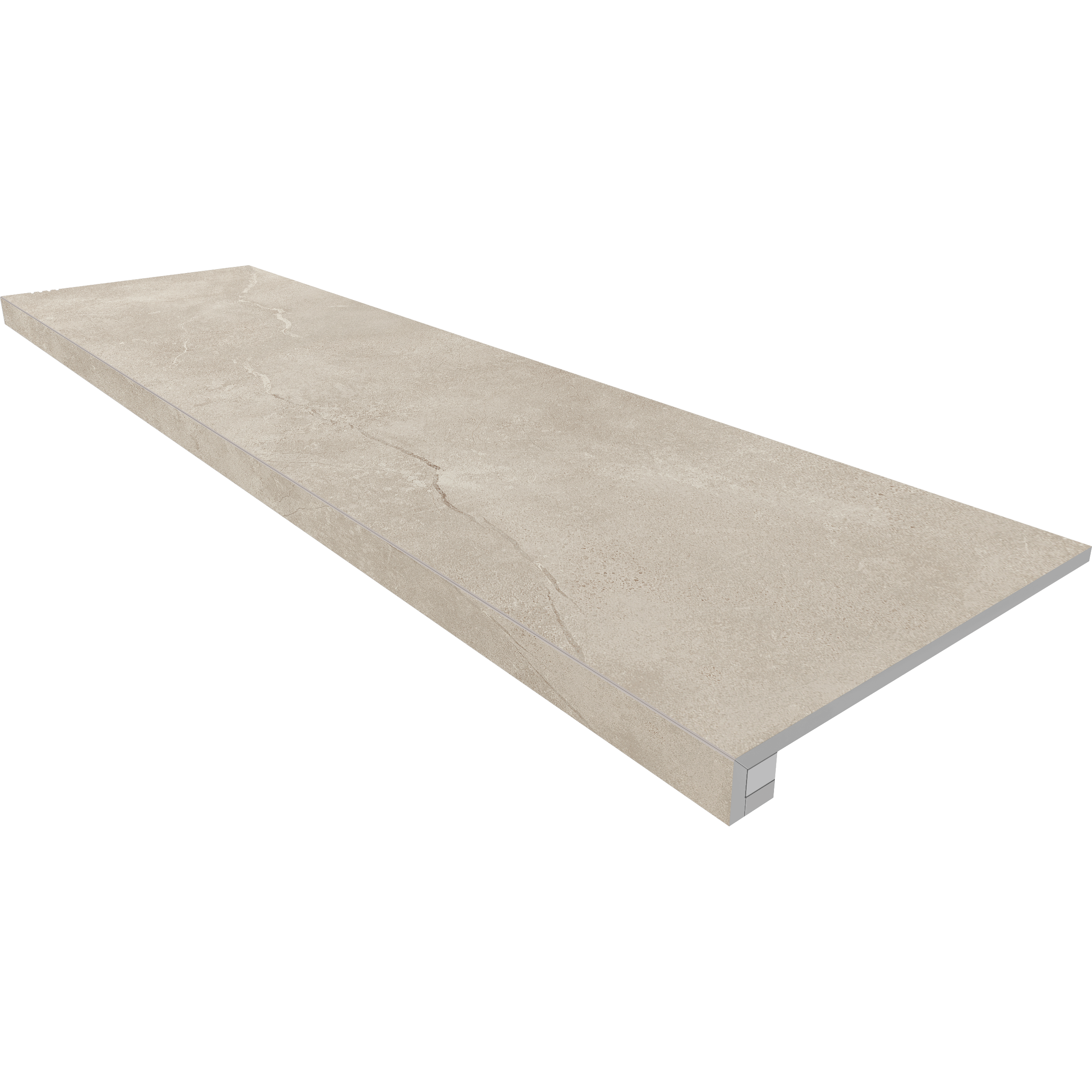 Ступень Магмас 33×120 MM00 (без насечек, прямоугольный бортик, комплект с подступенком)