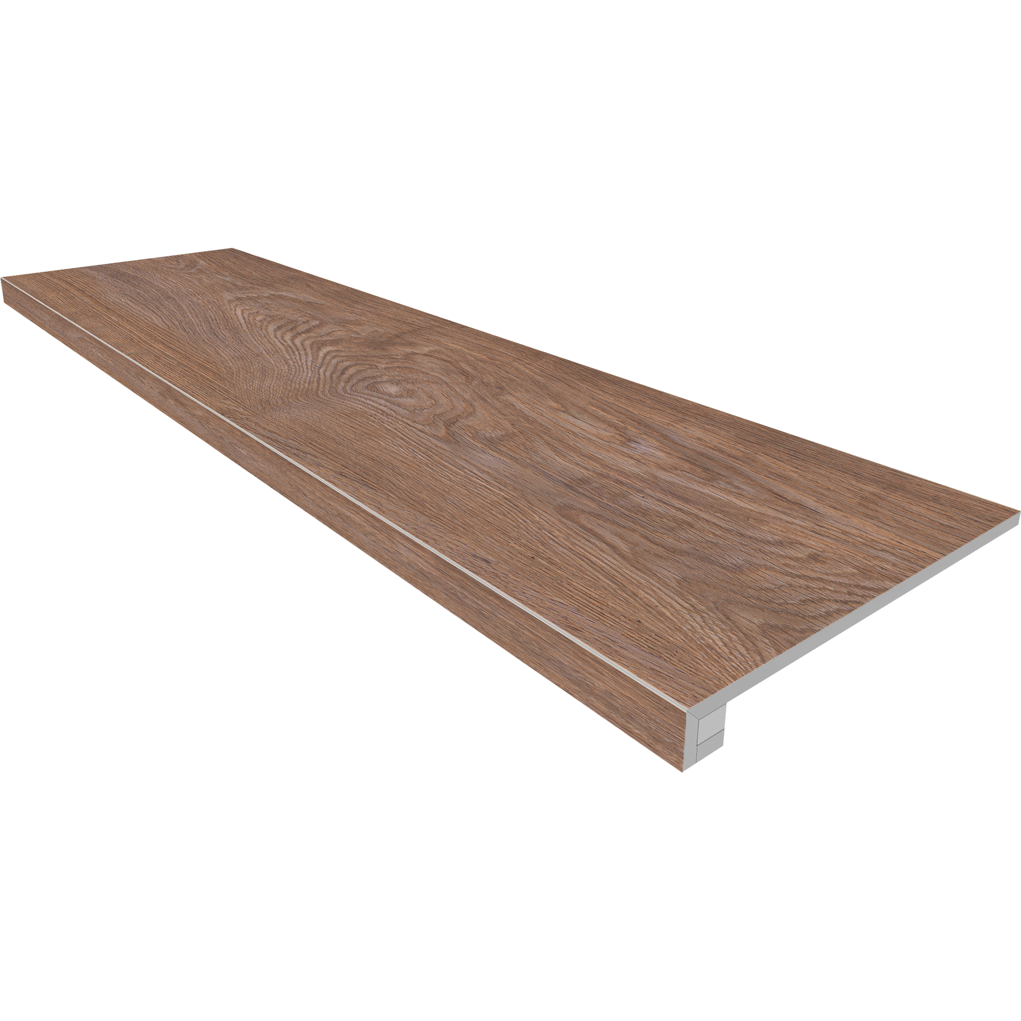 Ступень Селекшн 33×120 SI02 (без насечек, прямоугольный бортик, комплект с подступенком)