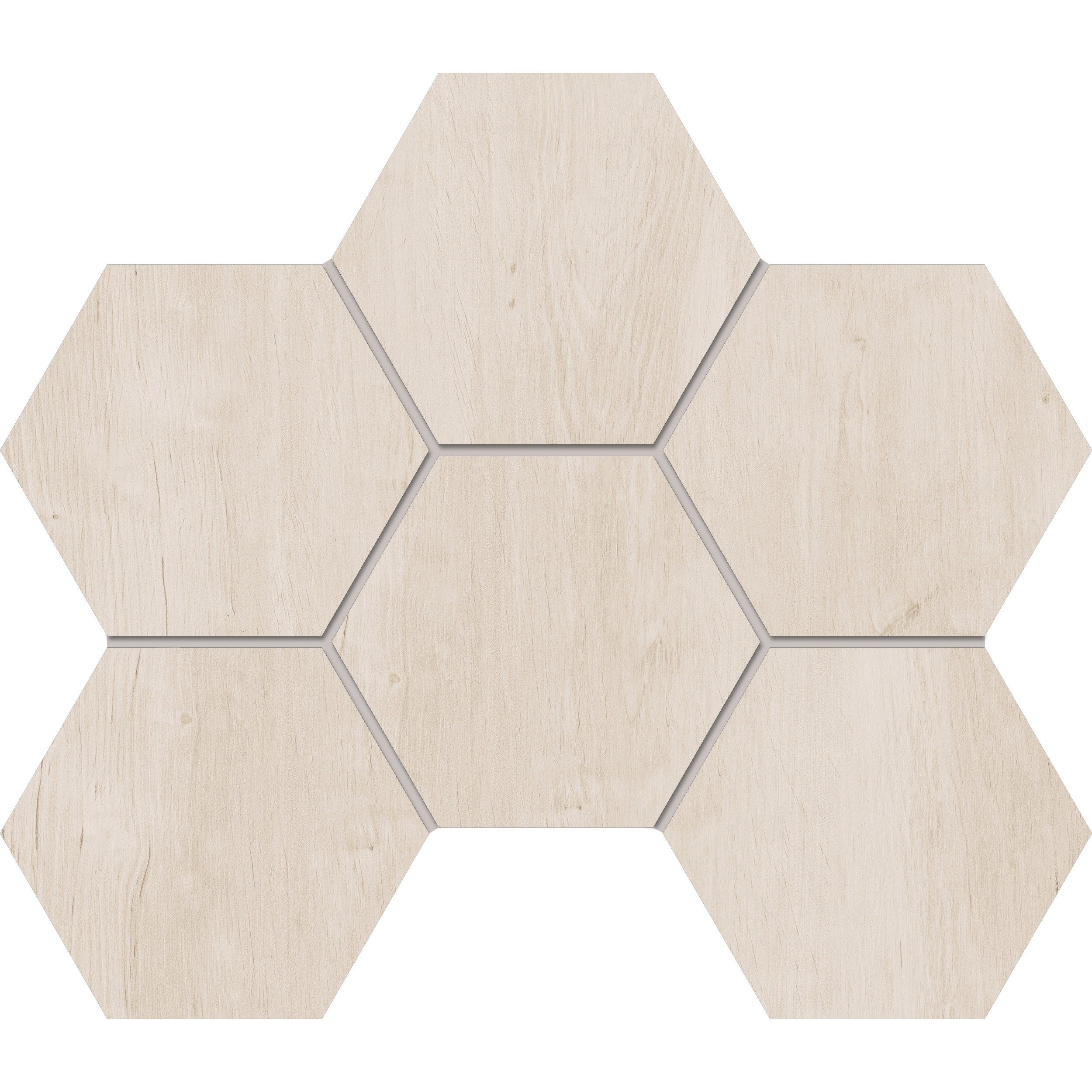 Мозаика Софт Вуд 25×28,5 SF01 (Гексагон)