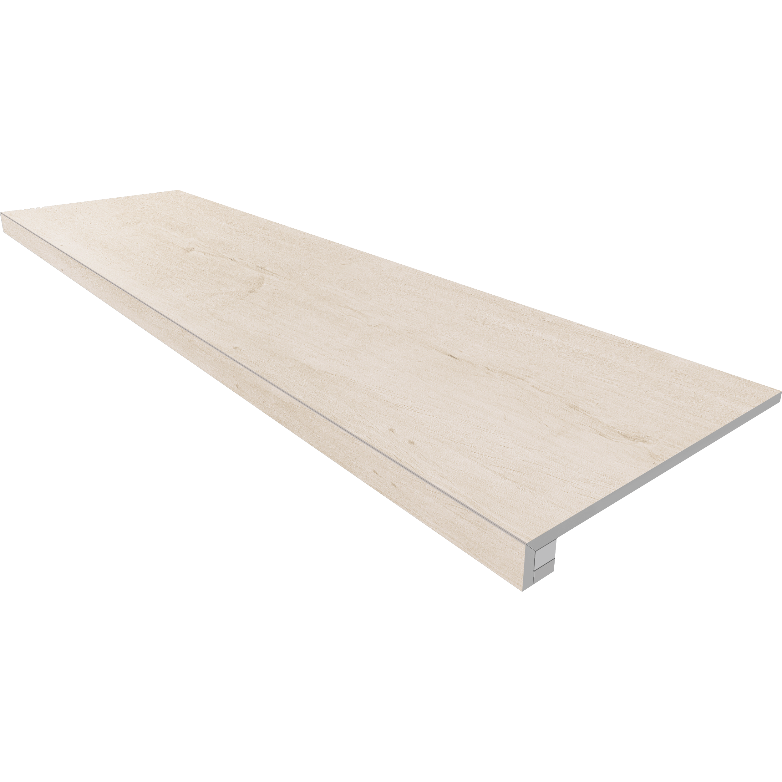 Ступень Софт Вуд 33×120 SF01 (без насечек, прямоугольный бортик, комплект с подступенком)