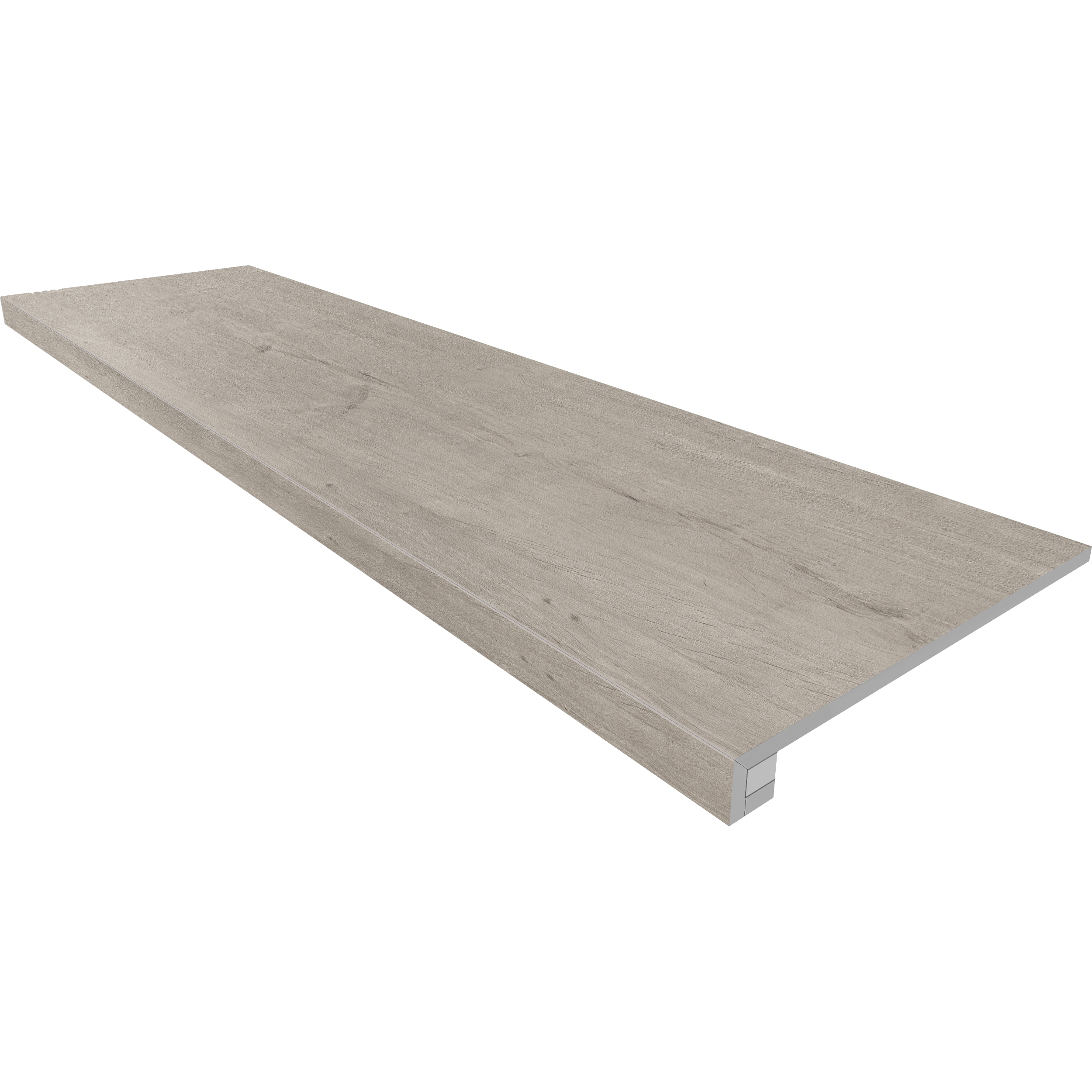 Ступень Софт Вуд 33×120 SF03 (без насечек, прямоугольный бортик, комплект с подступенком)