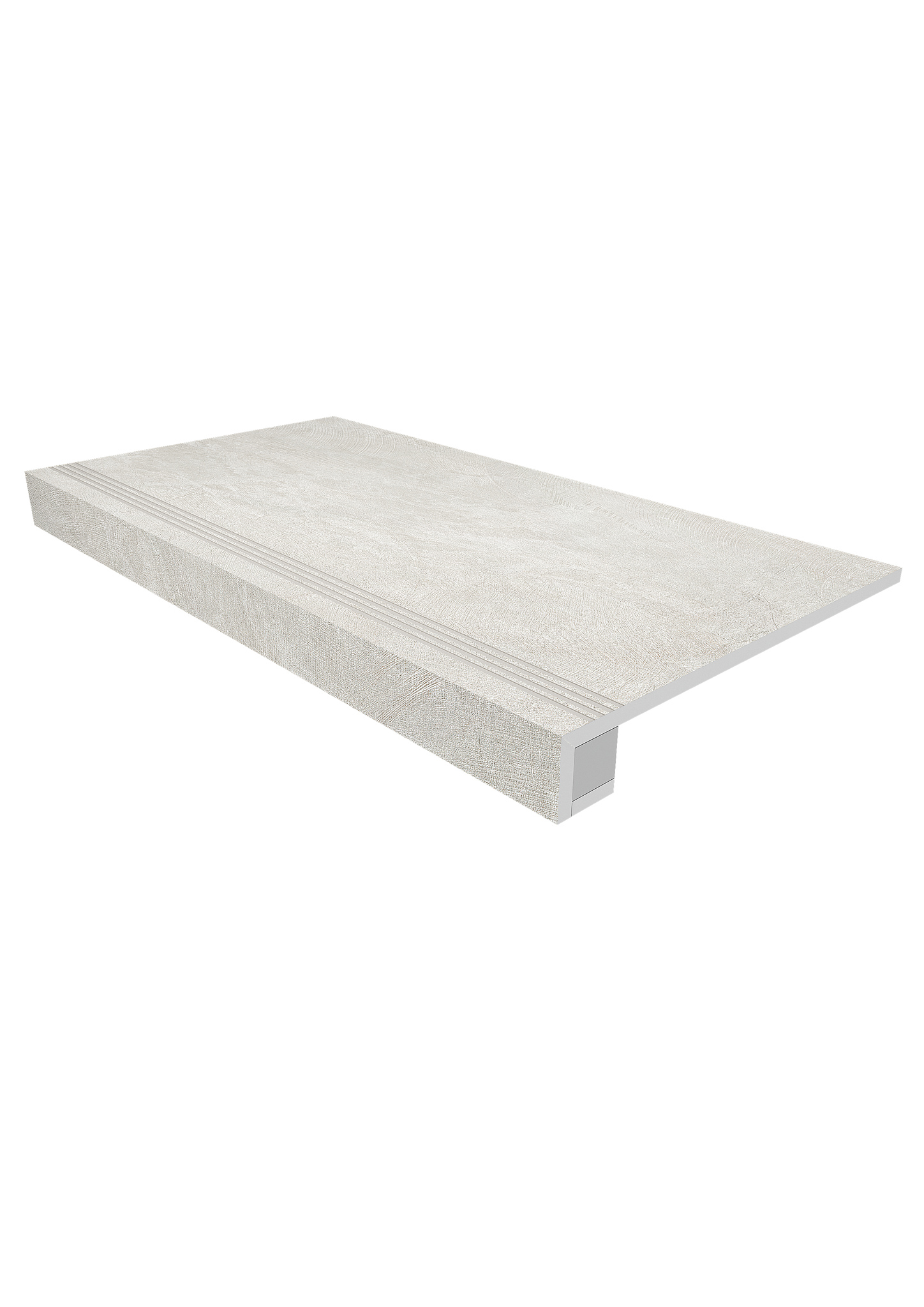Ступень Спектрум 33×120 SR00 (с насечками, прямоугольный бортик, комплект с подступенком)