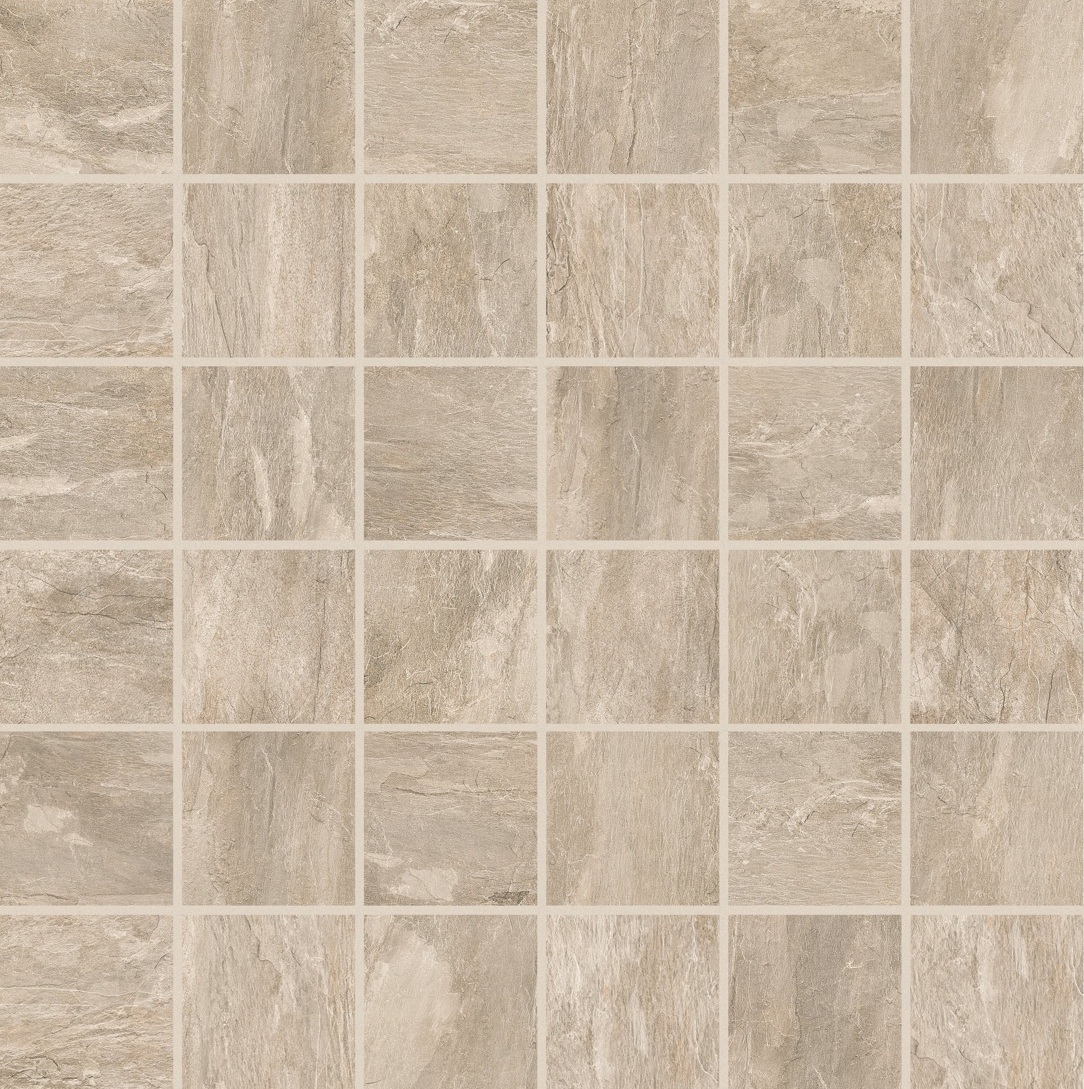 Ecrù Mosaico 5x5 30x30 структурная 9 мм