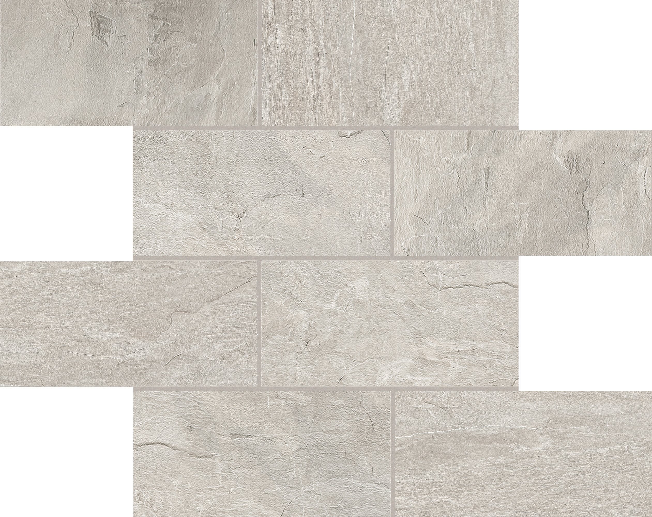Gris Módulo murete desplazado Magnum 7,5x15 30x30 матовая 6 мм