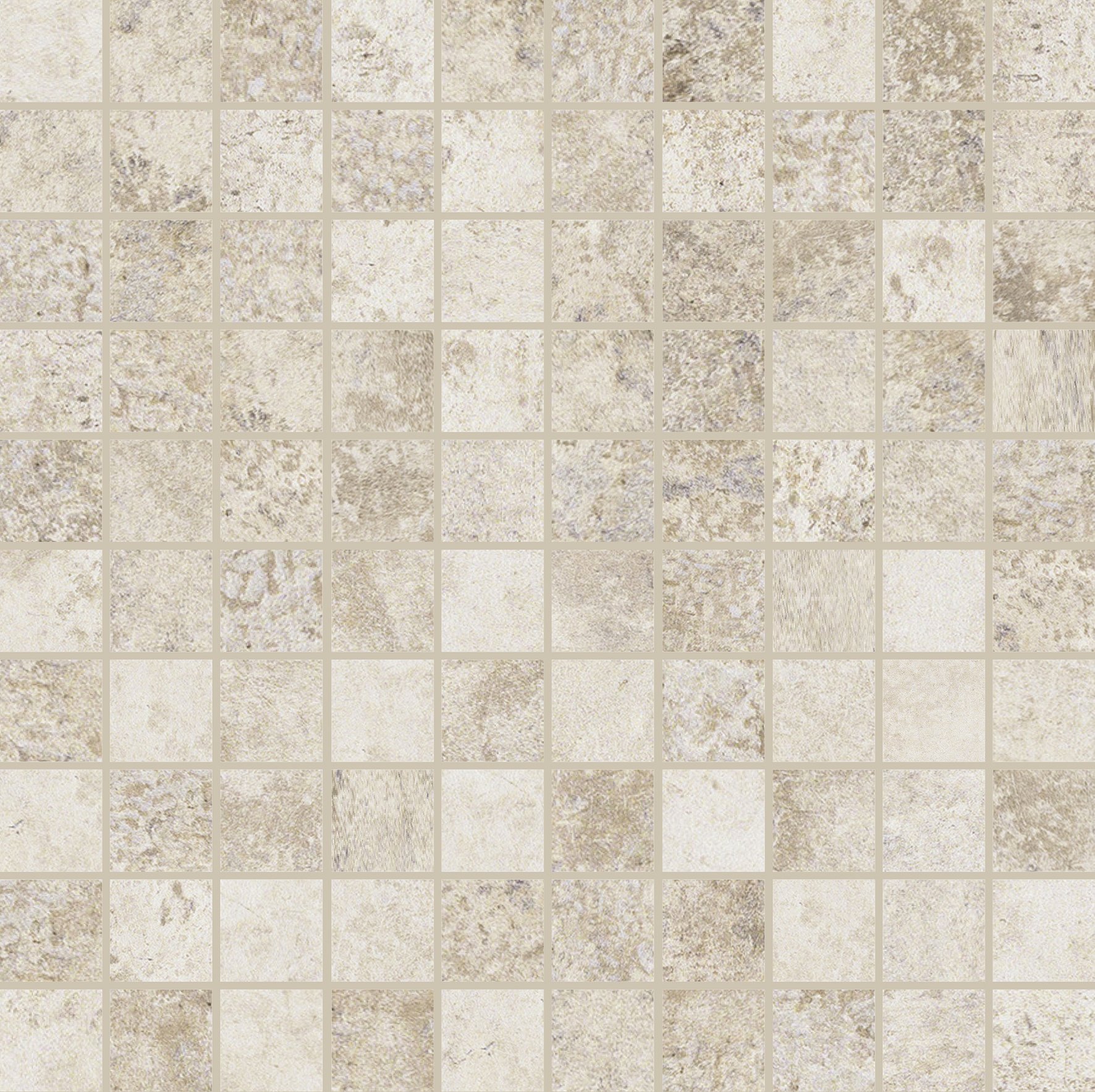 Aged_White Mosaico 3x3 30x30 матовая 9 мм