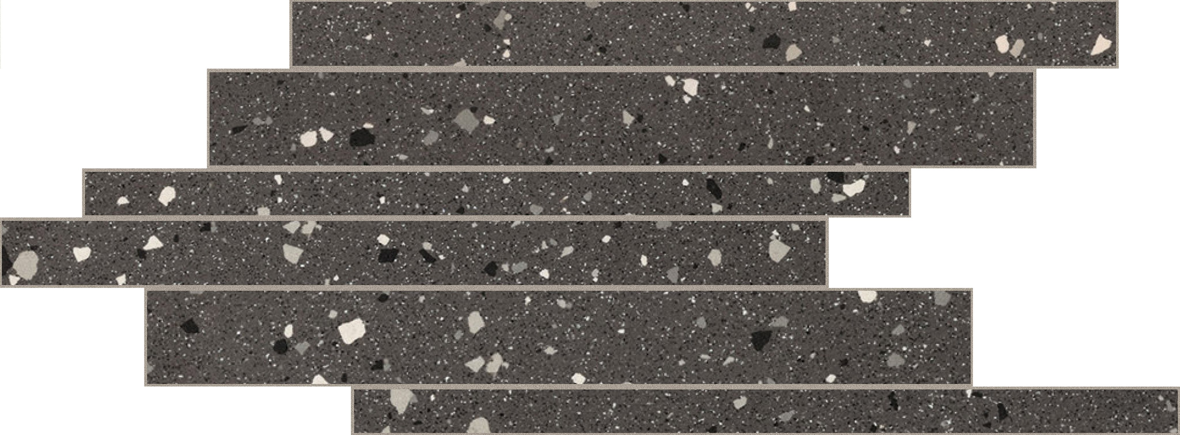 Carbon_Flakes Modulo listello sfalsato 21x40 матовая 9 мм
