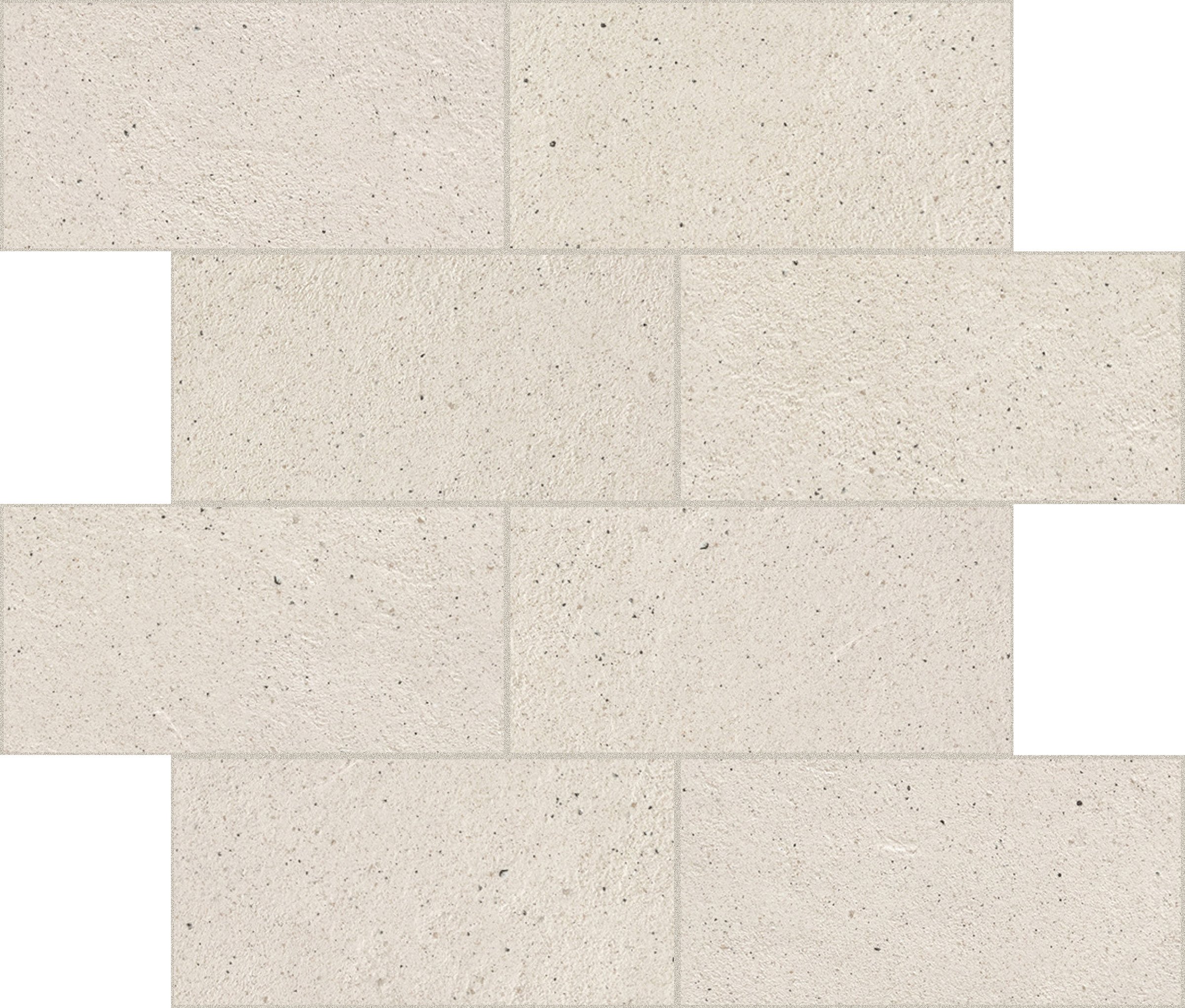 Pumice_Ground Módulo murete desplazado Magnum 7,5x15 30x30 матовая 6 мм