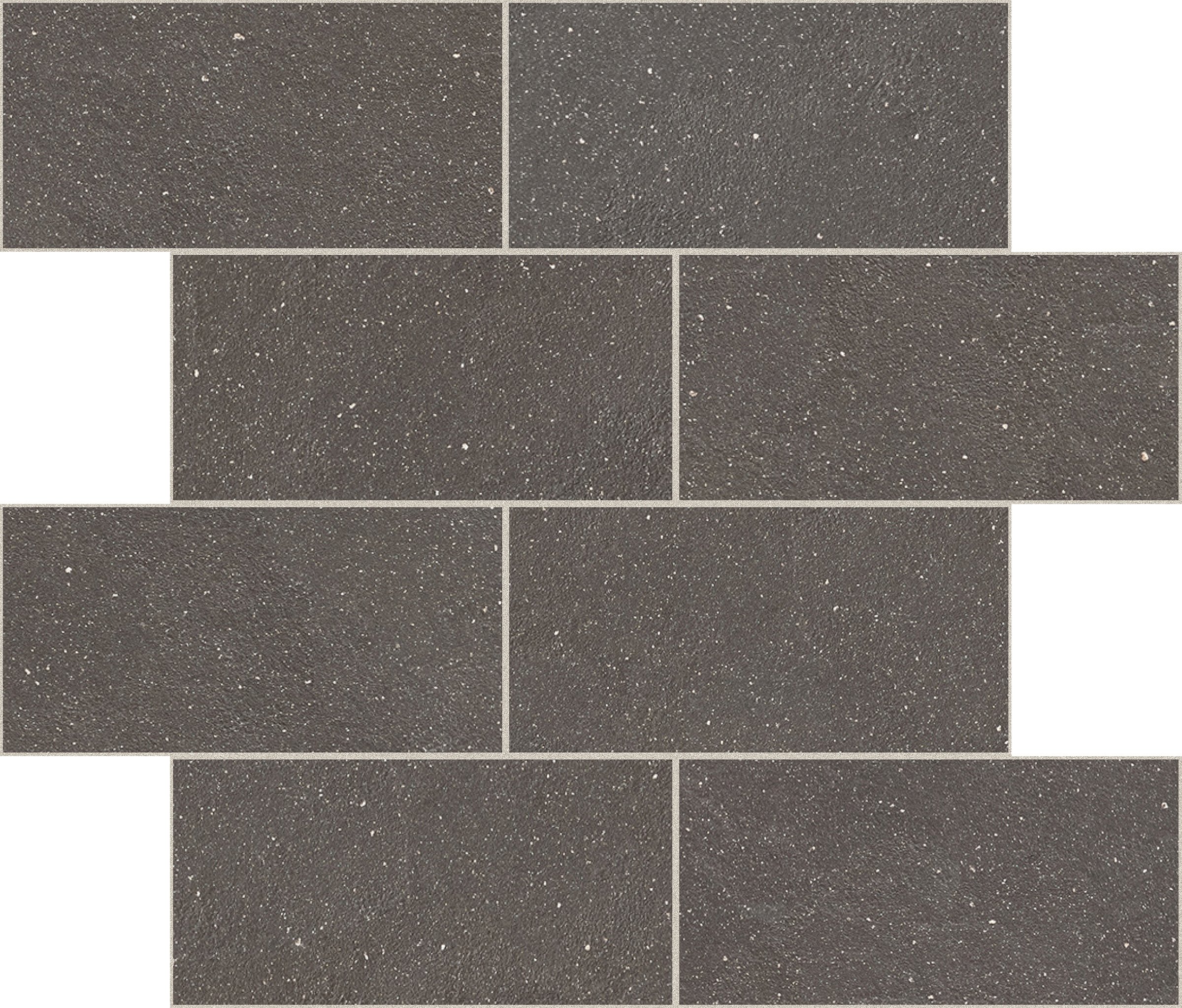 Carbon_Ground Módulo murete desplazado Magnum 7,5x15 30x30 матовая 6 мм