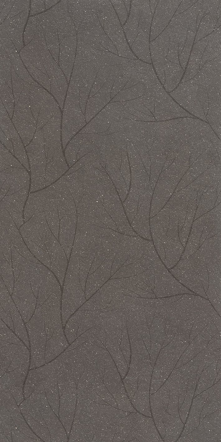Carbon_Ground Decoro Fronds 60x120 матовая 6 мм
