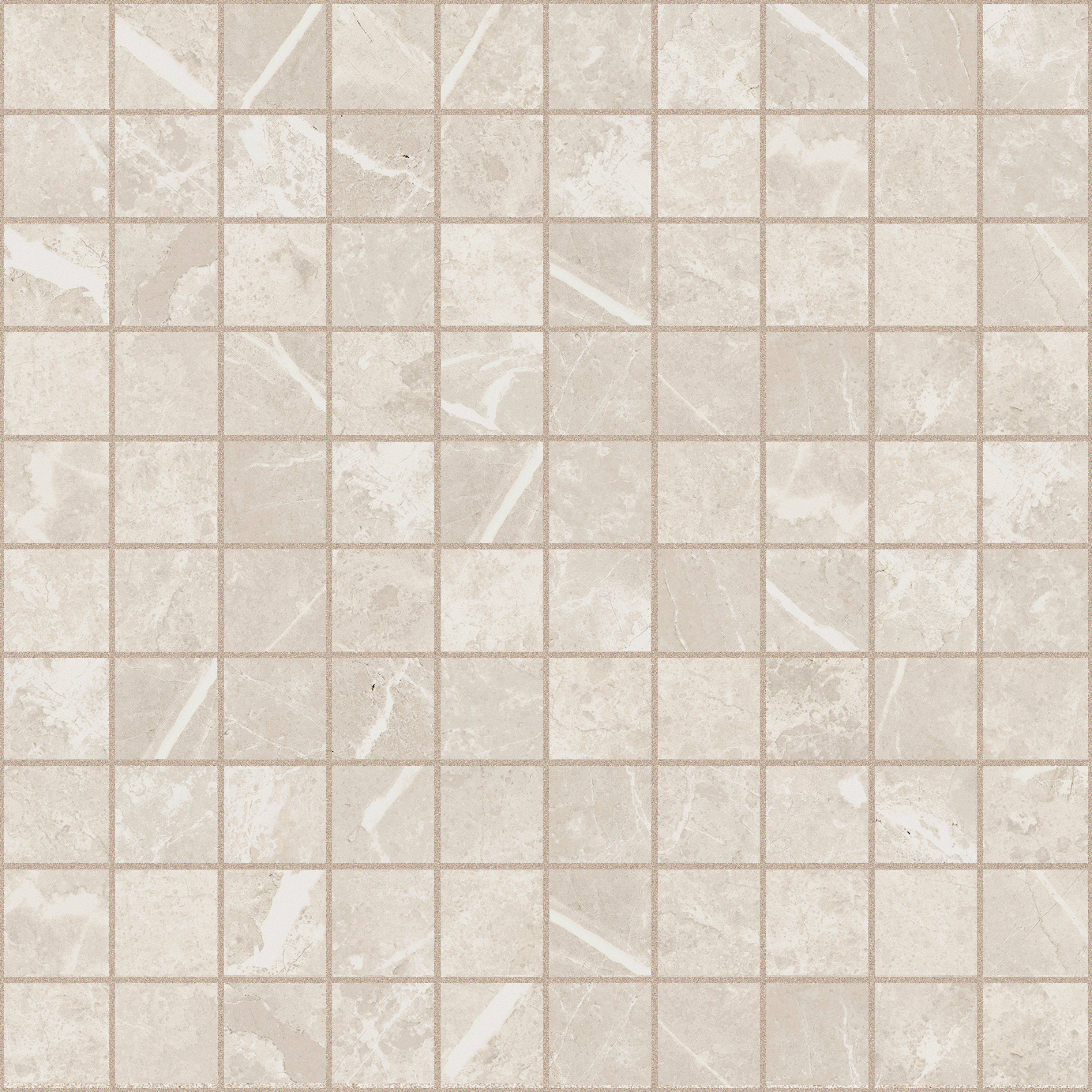 White Dolomia Mosaico 3x3 30x30 глянцевая 9 мм