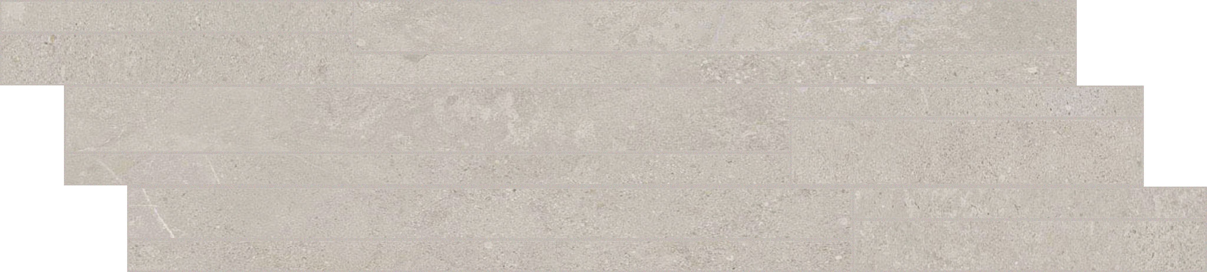 Grey Limestone Modulo listello sfalsato mix 15x60 9 мм
