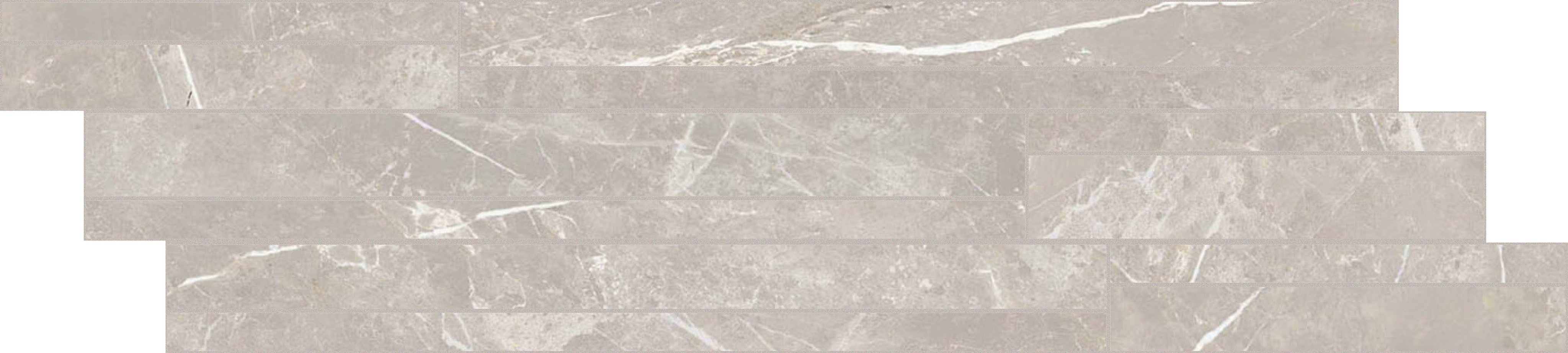 Grey Dolomia Modulo listello sfalsato mix 15x60 9 мм