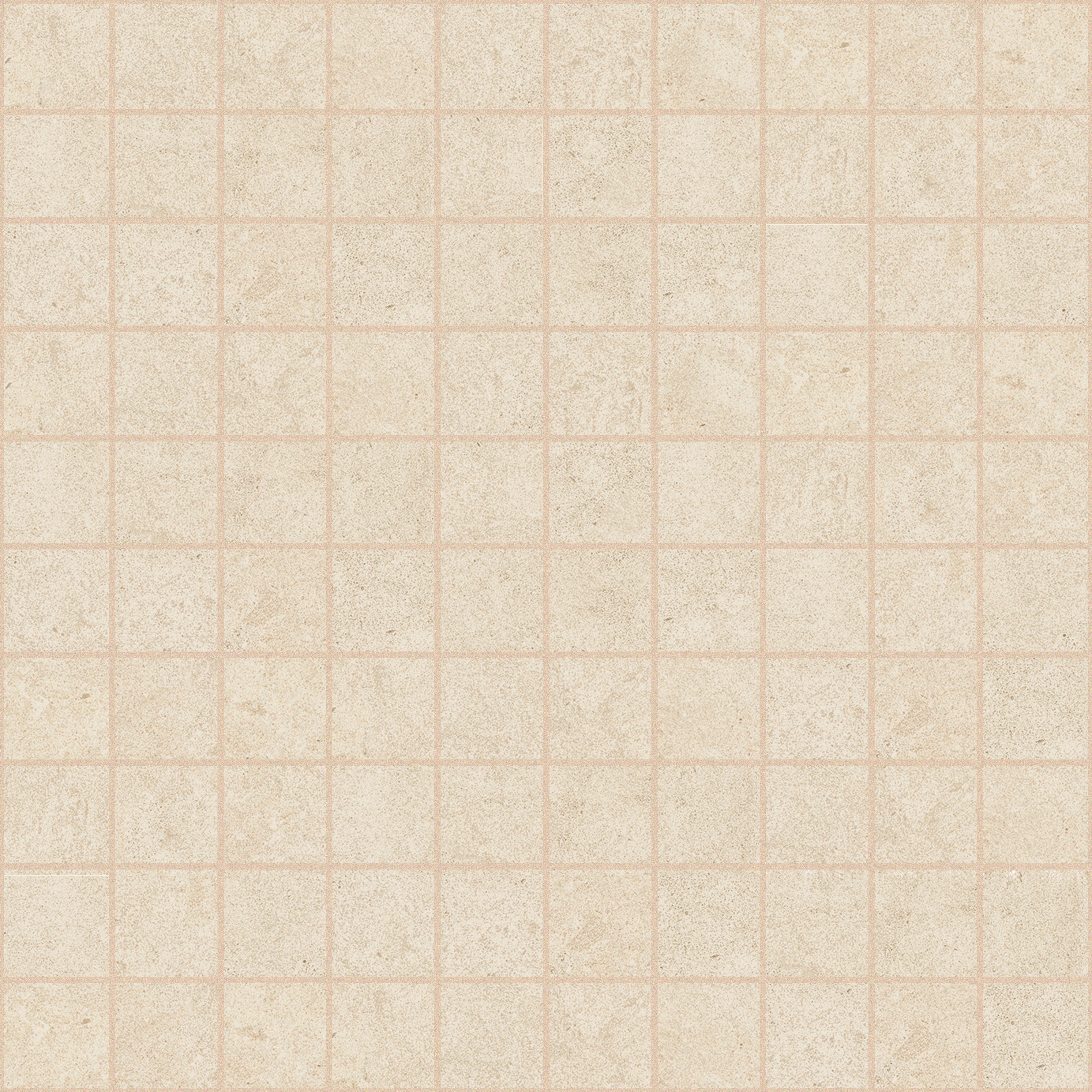 Cream Sandstone Mosaico 3x3 30x30 глянцевая 9 мм