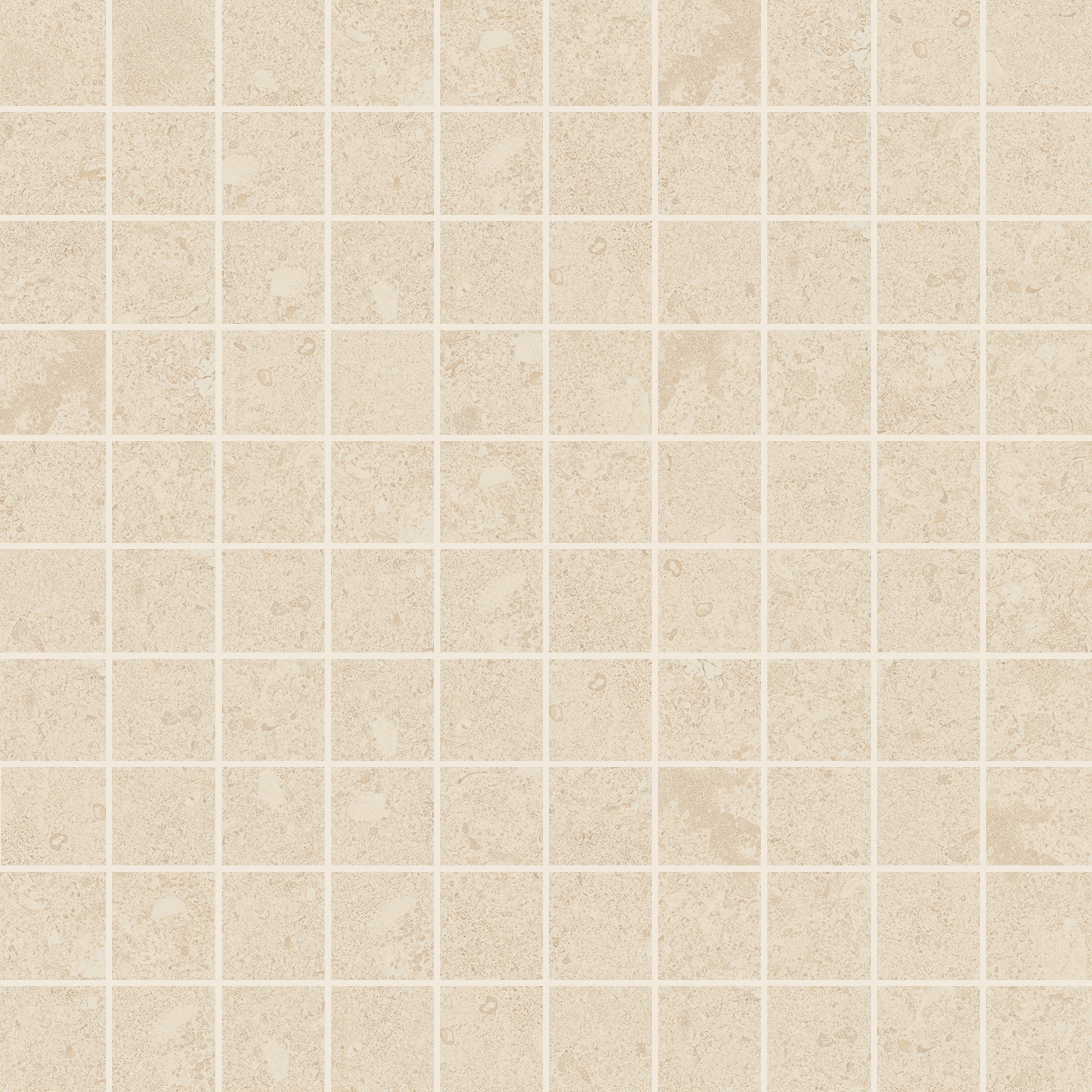 Cream Limestone Mosaico 3x3 30x30 глянцевая 9 мм