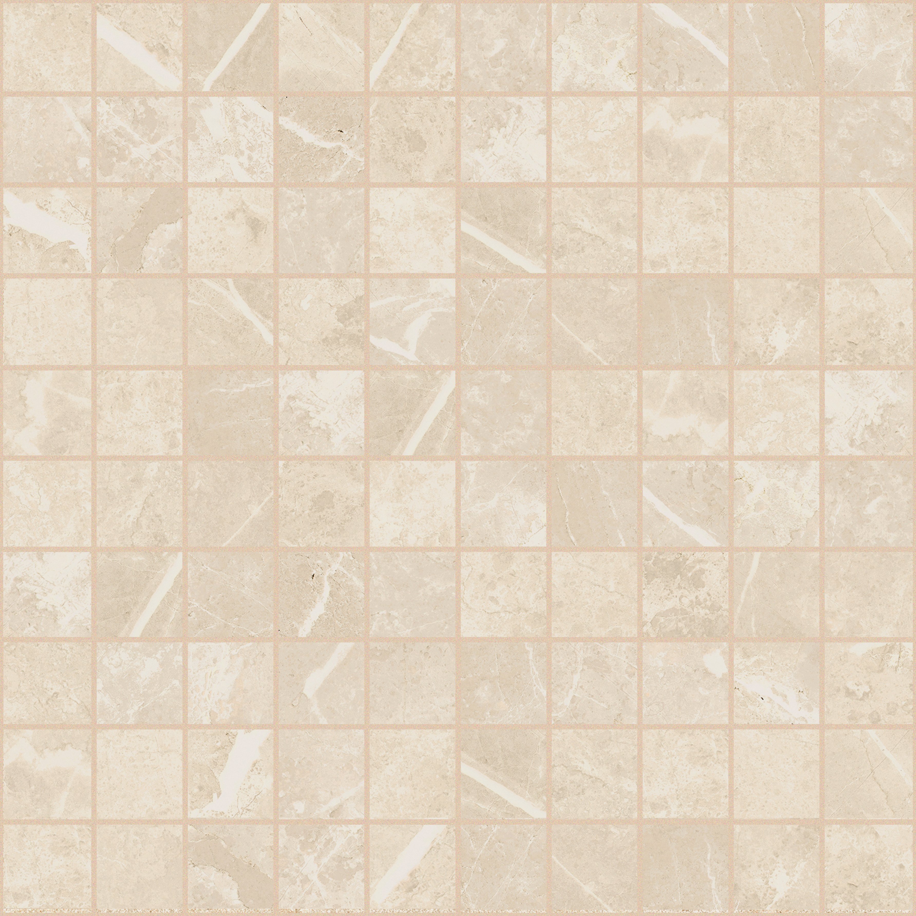 Cream Dolomia Mosaico 3x3 30x30 глянцевая 9 мм