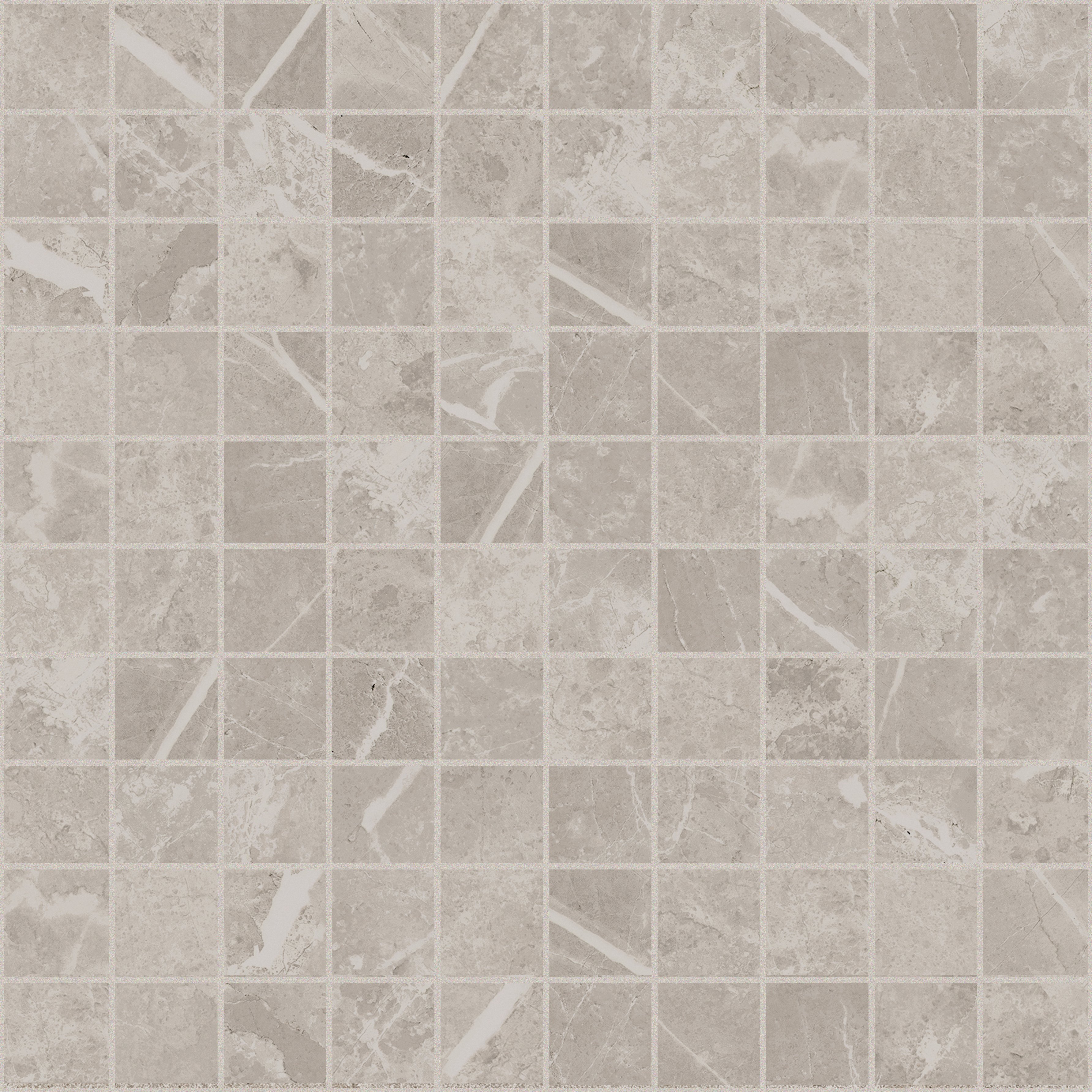 Grey Dolomia Mosaico 3x3 30x30 глянцевая 9 мм