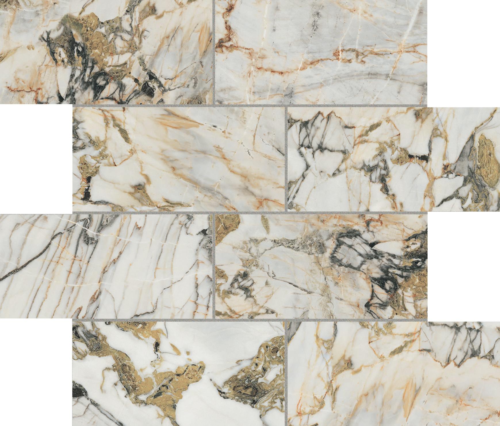 Étoile Symphonie Módulo murete desplazado Magnum 7,5x15 30x30 глянцевая 6 мм